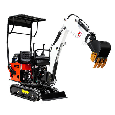 Bleu Hightop de jaune du moteur diesel 0.8ton Mini Excavator Customized Color Red