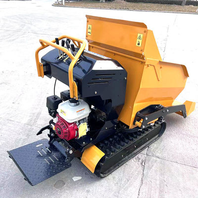 Voie en caoutchouc Mini Crawler Dumper 300kg 500kg 1000kg de cylindre simple