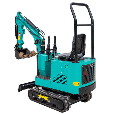 Mini-pelle sur chenilles PC10 avec moteur Euro5, capacité de godet de 0,025 m2 et poids opérationnel de 780 kg