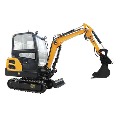 2T mini-excavateur à roulement sans queue avec moteur japonais mini-excavateur hydraulique à pompe à SEngine facile à utiliser