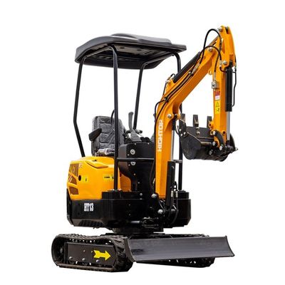 Contrat Hightop Mini Digger du moteur 1300kg Mini Excavator HT13 de la CE EURO5
