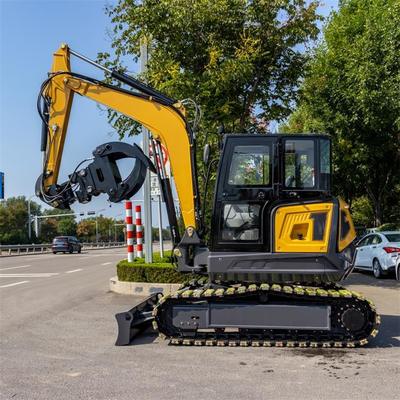 Mini-pelle hydraulique certifiée CE HT65 1 800 kg avec options de moteur Yanmar/Kubota